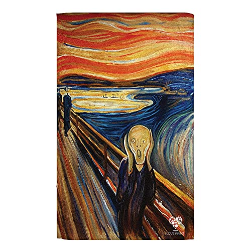 Love print Telo da mare Urlo di Munch (100, 150)