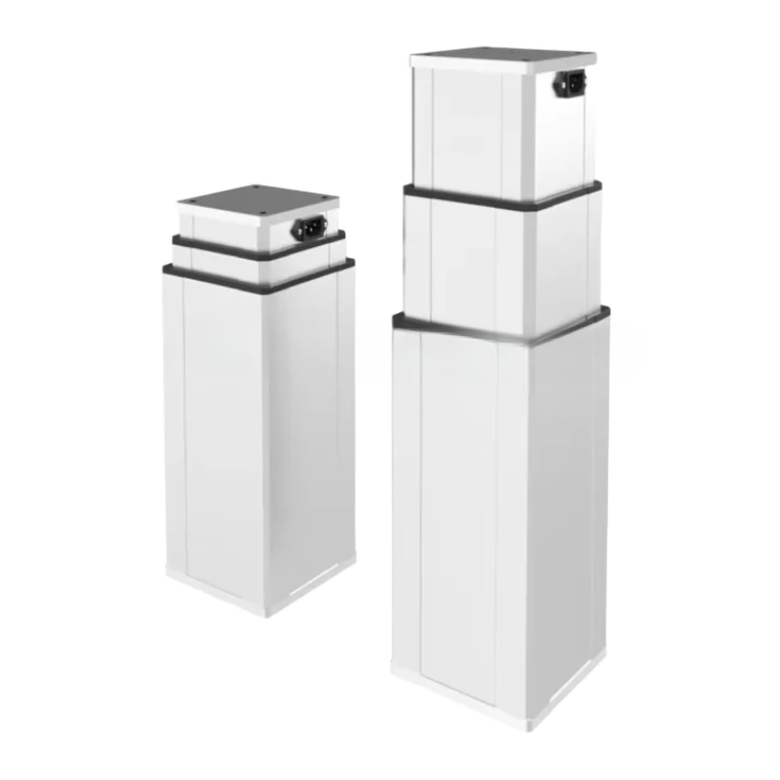 Einstellbare 500mm hohe Belastung 12V DC lineare Push-Rast-Strom-Elektrische Hebe-Säule für