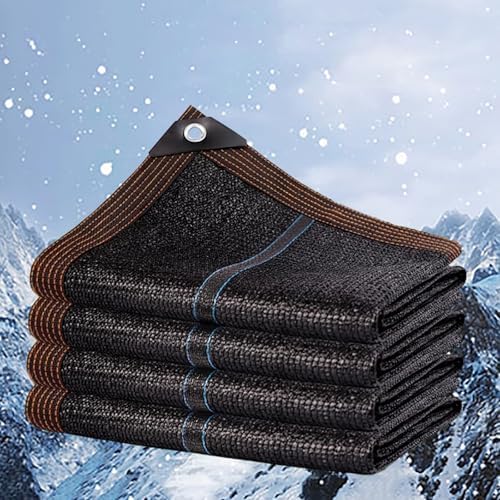 Black 97% Shade Cloth for Outdoor Patio Sun Screen and Garden Greenhouse 6.6'x23' Mesh Tarp with UV Protection