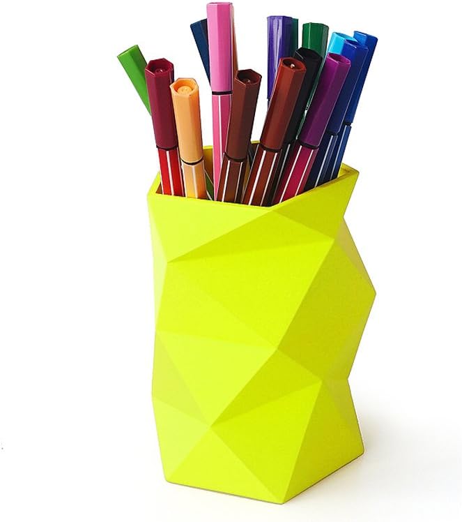 Creative Design Silicone Pen and Pencil Holder (Green)
