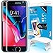 iPhone 8 Plus / 7 Plus Screen Protector Tempered Glass, Full Cover Screen Shield [Dome Fix] Easy Install and Repair Kit by Whitestone for Apple iPhone 8 Plus / 7 Plus - 1 Pack