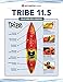 Perception Tribe 11.5 | Sit on Top Kayak for All-Around Fun | Large Rear Storage with Tie Downs | 11' 5