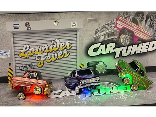Set 8 Modelos de Autos Diecast Lowriders Show Glow Serie 2 miniatura 4