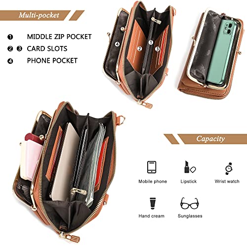 Image of Montana West Crossbody Cell Phone Purse for Women RFID Blocking Cellphone Wallet