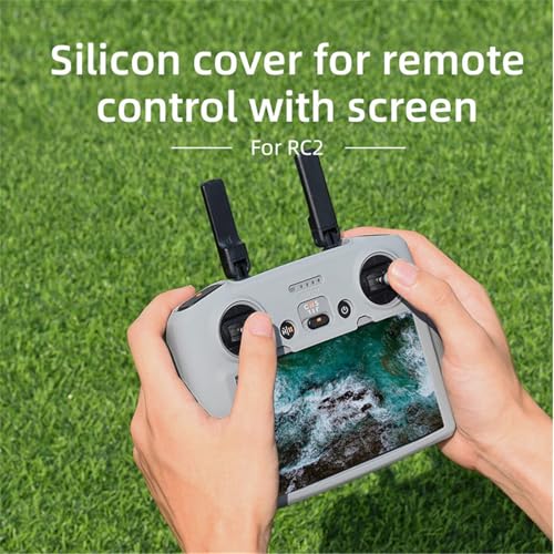 Image of Silicone Case for DJI RC 2 Remote for DJI Lito X1 Avata 360 Mini 5 Pro Flip Air 3S AIR 3 Mini 4 Pro Flip Drone RC 2 Controller Scratch-Proof Protetive Cover Sleeve Quadcopter Accessories (Grey)