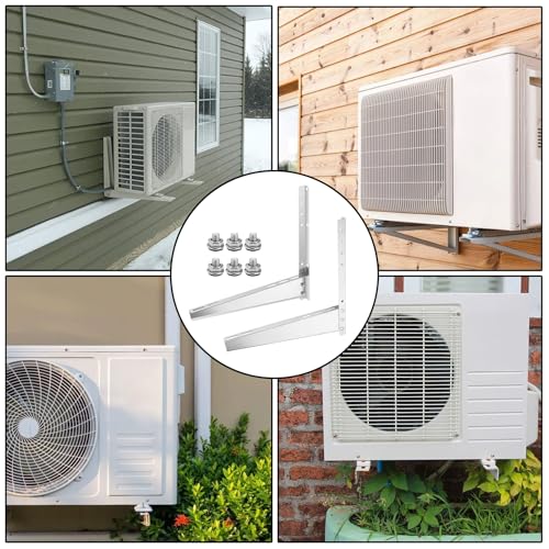 Support pour unité fenêtre de climatiseur ajustable pièce maison - 4