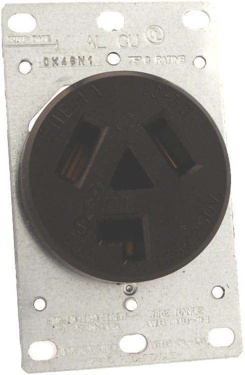 Leviton 5207 125/250V Flush Mount Receptacle