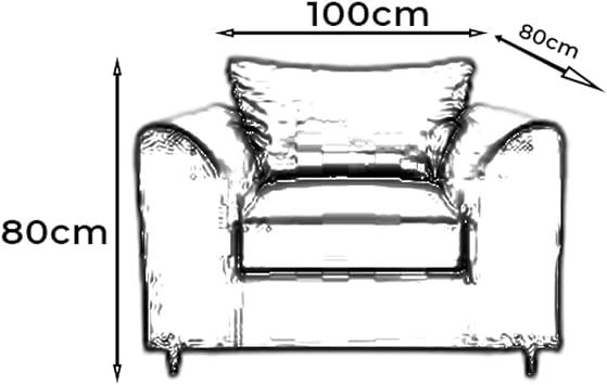 3 plus 2 Seater Settee Sets - 4 Seater Plush Velvet Corner Sofa - Sectional Left & Right Hand Couches - Modular Black Dual Arm Sofas - L Shape Scatter Back Couch for Living Room (Arm Chair)