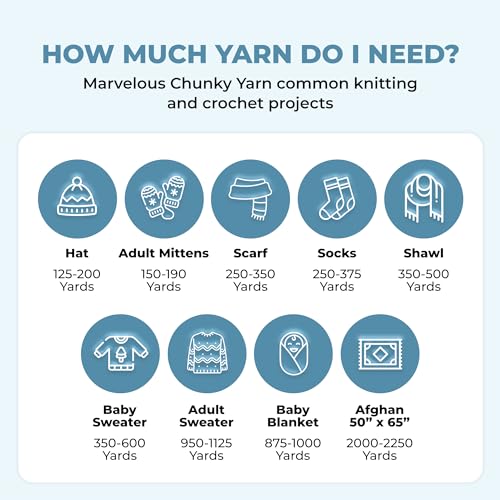 Mary Maxim Marvelous Chunky Yarn, 5 Weight, 2 Ply Bulky Yarn for Crocheting and Knitting, Ultra Soft Acrylic for Blankets, Sweaters and Home Decor, 1 Skein, 270 Yards, Berry Blast - Thumbnail 5