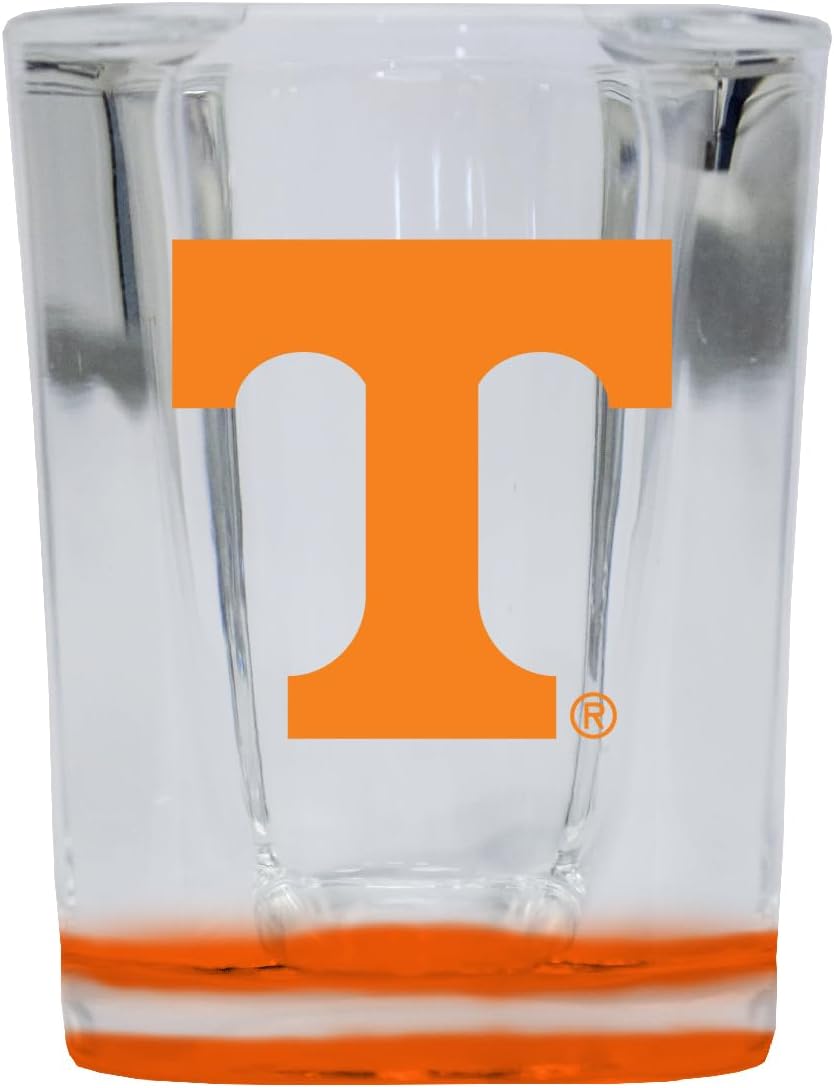 Vaso Tequilero Tennessee Knoxville Volunteers Base Naranja 2 oz Pack de 2