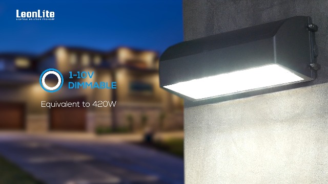 LEONLITE Full Cutoff LED Wall Pack, 45W 5625LM, UL Listed Dimmable LEONLITE Full Cutoff LED Wall Pack, 45W 5625LM, UL Listed Dimmable