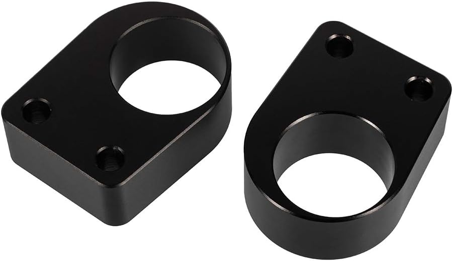 For Ninja 300 2013-2019 Motorcycle Handlebar Riser Relocation Adapters Aluminum Mounts Extension Kit for Ninja 250 2008-2014 (Black)
