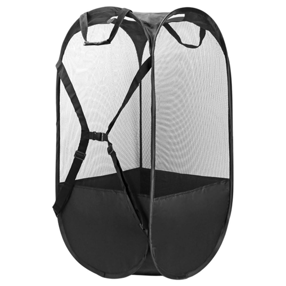 Casiler Foldable Large Capacity Soccer Net Bag, Multi Purpose Storage Basket for Basketball Volleyball Swimming Sport Gear