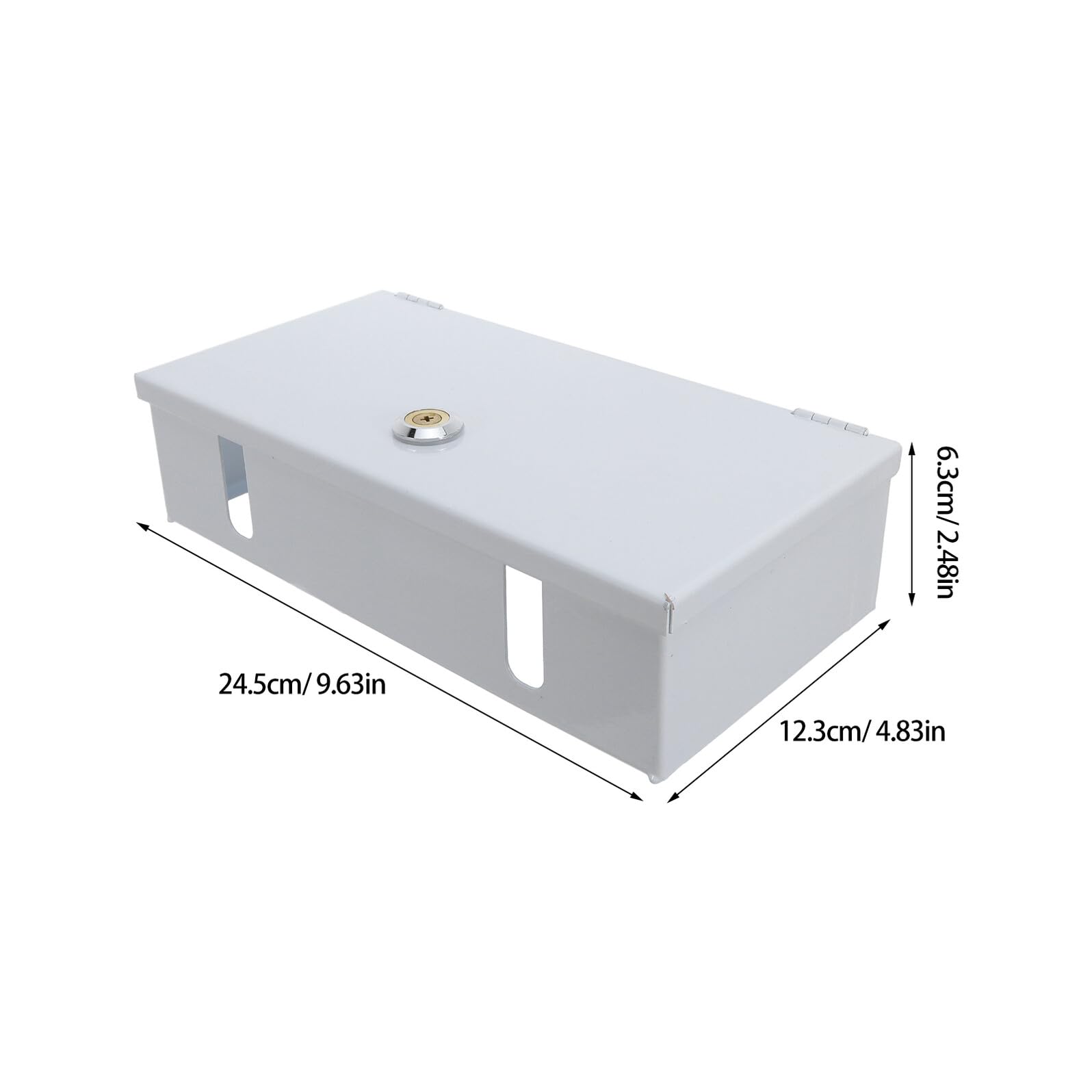 Gatuida Caja Protectora de Enchufe Exterior Tipo Cubierta con Cerradura para Estaciones de Carga de Vehículos Eléctricos Resistente la Intemperie y Antirrobo