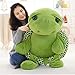 LADAMI 70 cm Große Plüschtier Schöne Große Augen Gefüllte Schildkröte Kuscheltier Puppen Weiches Kissen Kleine Meeresschildkröten Für Kinder Geschenk