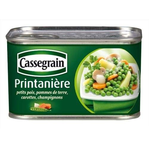 CASSEGRAIN - Printanière De Légumes 265G - Lot De 4 - Offre Special