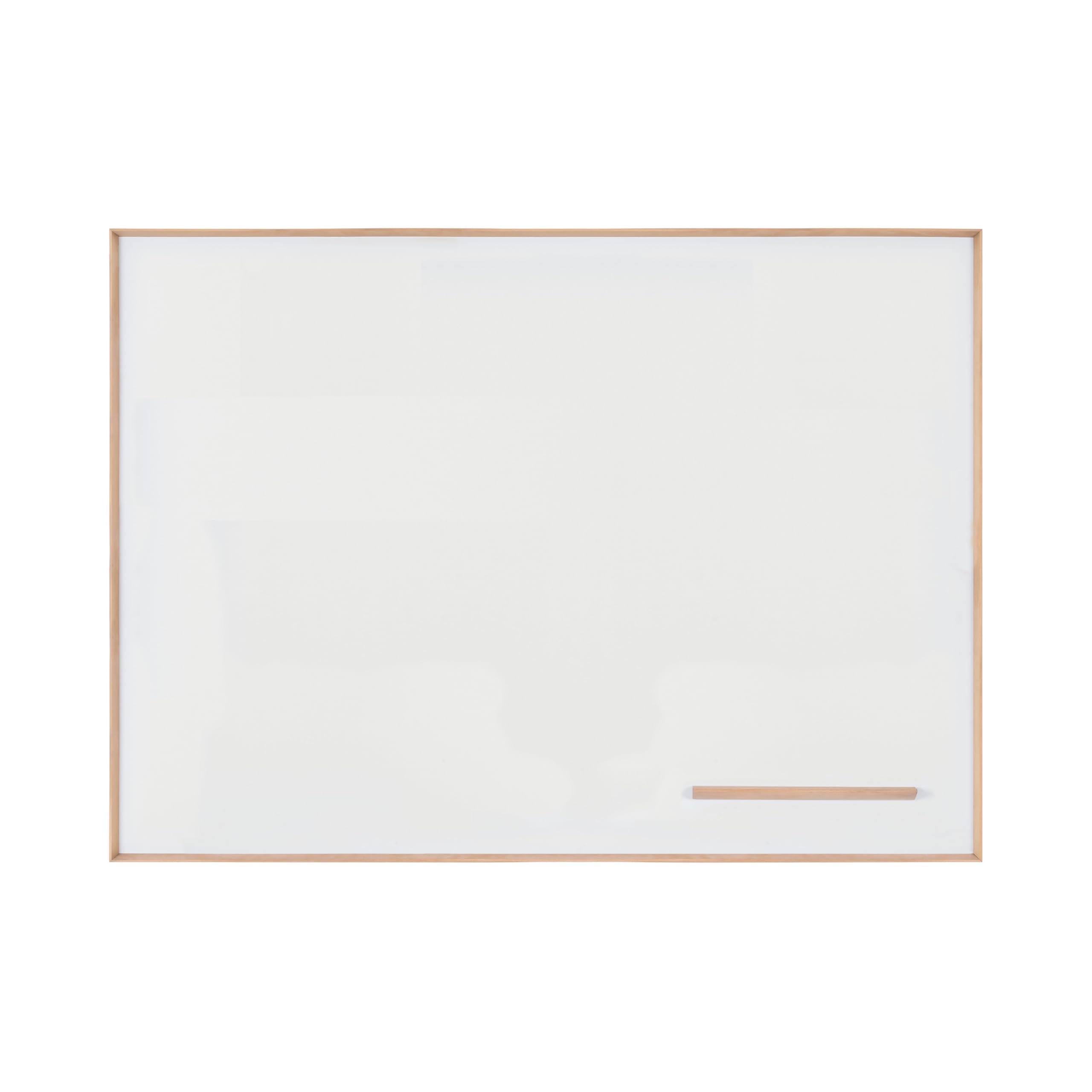Bi-Office Lavagna magnetica Inversa, superficie in acciaio laccata a secco, cornice in legno di pino, 106 x 75 cm