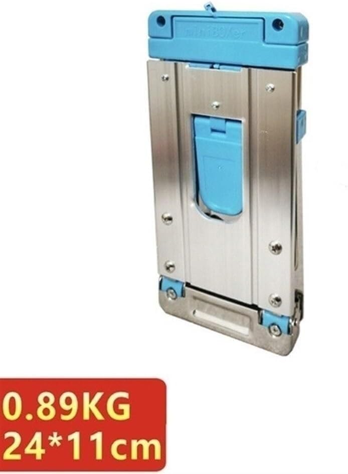 Folding Luggage Cart and Shopping Trolley Convenient for Storing 30 Kg - Perfect for Business Trips, Shopping, and Moving Black(Blue2)