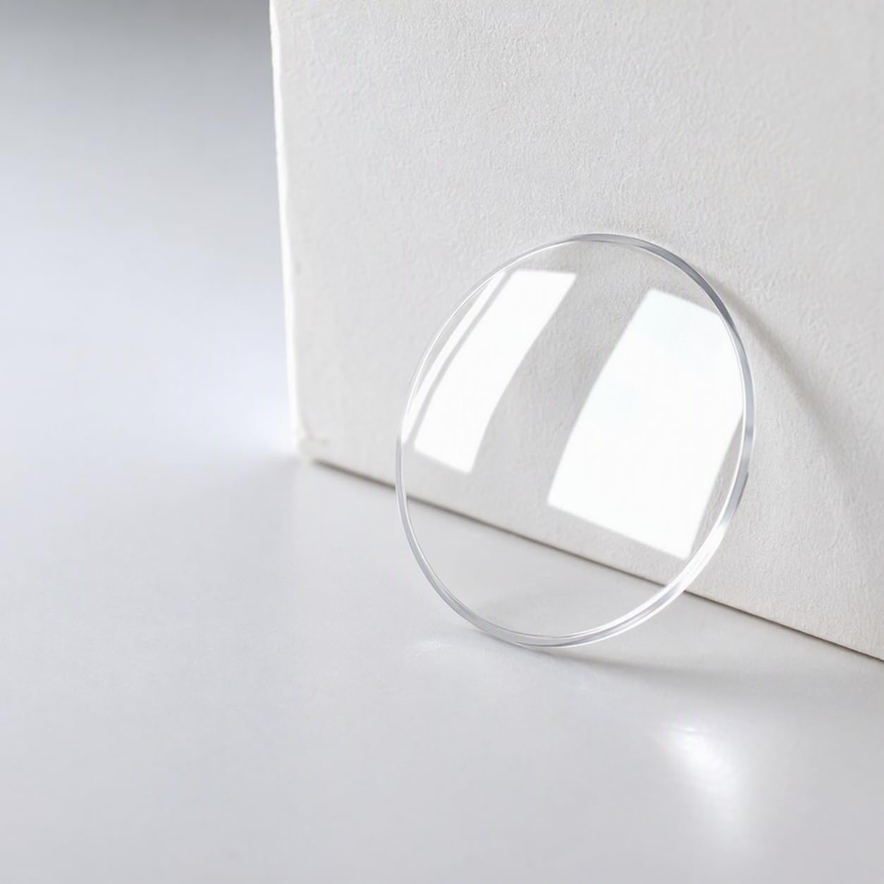 1,5 mm dickes, einfach gewölbtes Saphirglas für Uhren – klares, rundes Uhrenglas – Ersatzglas für Uhrenreparaturen (26mm)