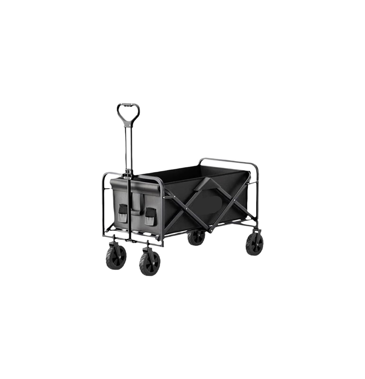 Fgjsfhrdtu White Folding Portable Tools Trolley, Reclining Outdoor Camping Cart(White)