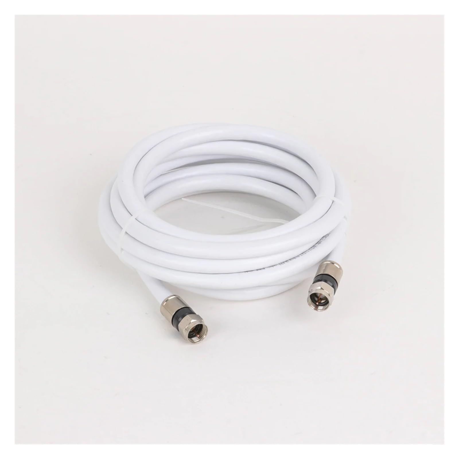 Cavo patch RG6 da 0,2 M a 30 M, cavo coassiale da 75 Ohm con connettore F, antenna TV digitale via cavo audio e video, Internet e satellite(Svart,30M)
