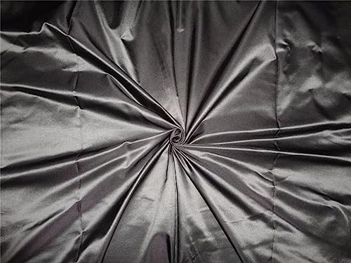 Soie Dutchess argent gris noir pour créations de mariage