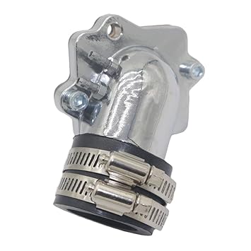 VMS INDIA Intake Manifold With Reed Valves for Yamaha Jog 2 Stroke 50cc Moped Scooter