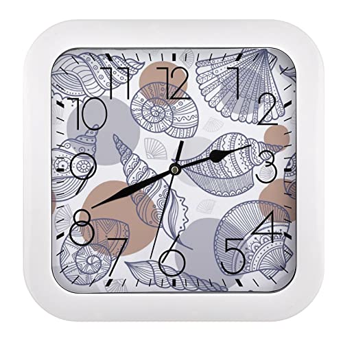 Pendule murale silencieuse contre le tic-tac pour chambre 26cm
