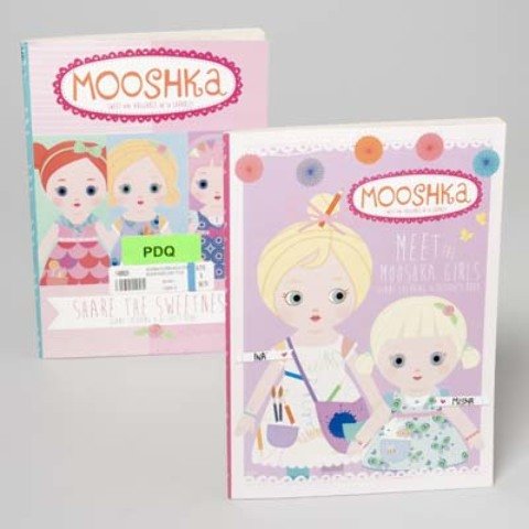 Mooshka Coloring / Activity Book 24 pcs sku# 1853406MA