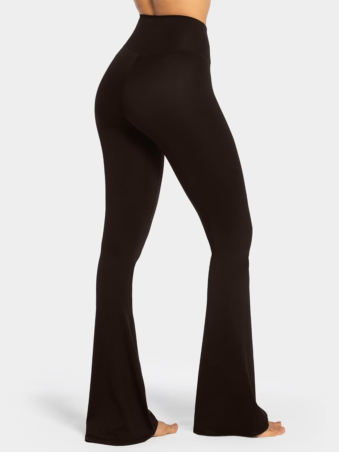 Sunzel Fleece Lined Flare Leggings Women High Waisted Tummy Control Winter Warm Thermal Flared Yoga Pants for Cold Weather