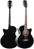 Midex XC-200BK Kesik Kasa Siyah Akustik Gitar 44 Yetişkin Üst Segment