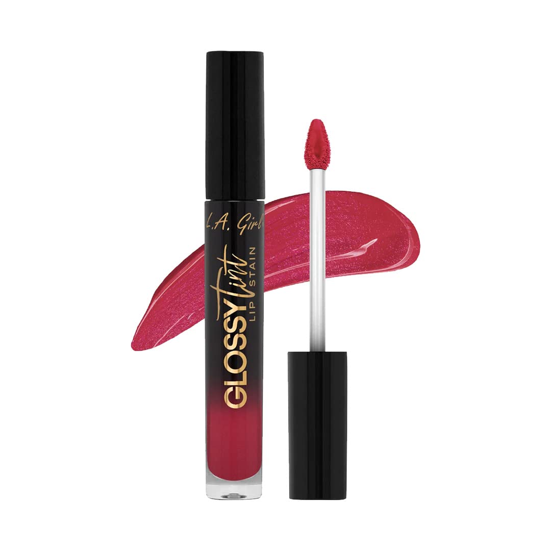 L.A. Girl Glossy Tint Lip Stain, Sheer Nightie GLC704