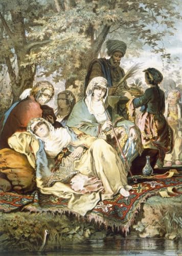 Toile Les eaux douces d'Amadeo Preziosi pour sublimer l'ambiance de votre salon 60x90cm