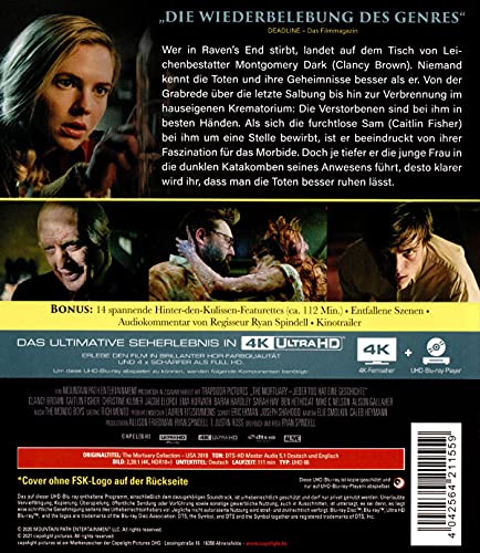 The Mortuary: Jeder Tod hat eine Geschichte – 4K Blu-ray (UHD Blu-ray Disc)