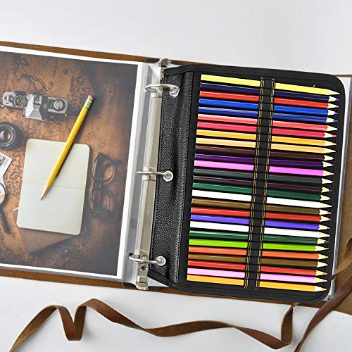Youshares MPN_PENCIL_LAYER_54_DK 3 Ring Pencil Case - 54 Slots Pencil Sleeve thumb #6