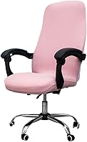 Vista 20 de Melaluxe Funda para silla de oficina - Funda elástica universal para silla de escritorio, fundas para silla de computadora (tamaño: M) - Gris oscuro