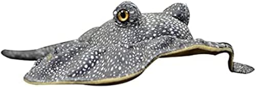 Peluche realista de pez de mantarraya, 19 pulgadas, animal de peluche realista de leopardo, suave juguete de peluche, regalo de mantarraya, regalos