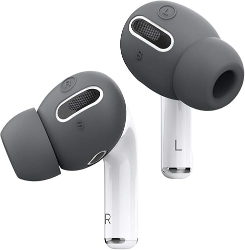 elago - Funda para auriculares con puntas integradas diseñada para Apple AirPods Pro 6 pares 2 grandes + 2 medianas y 2 pequeñas