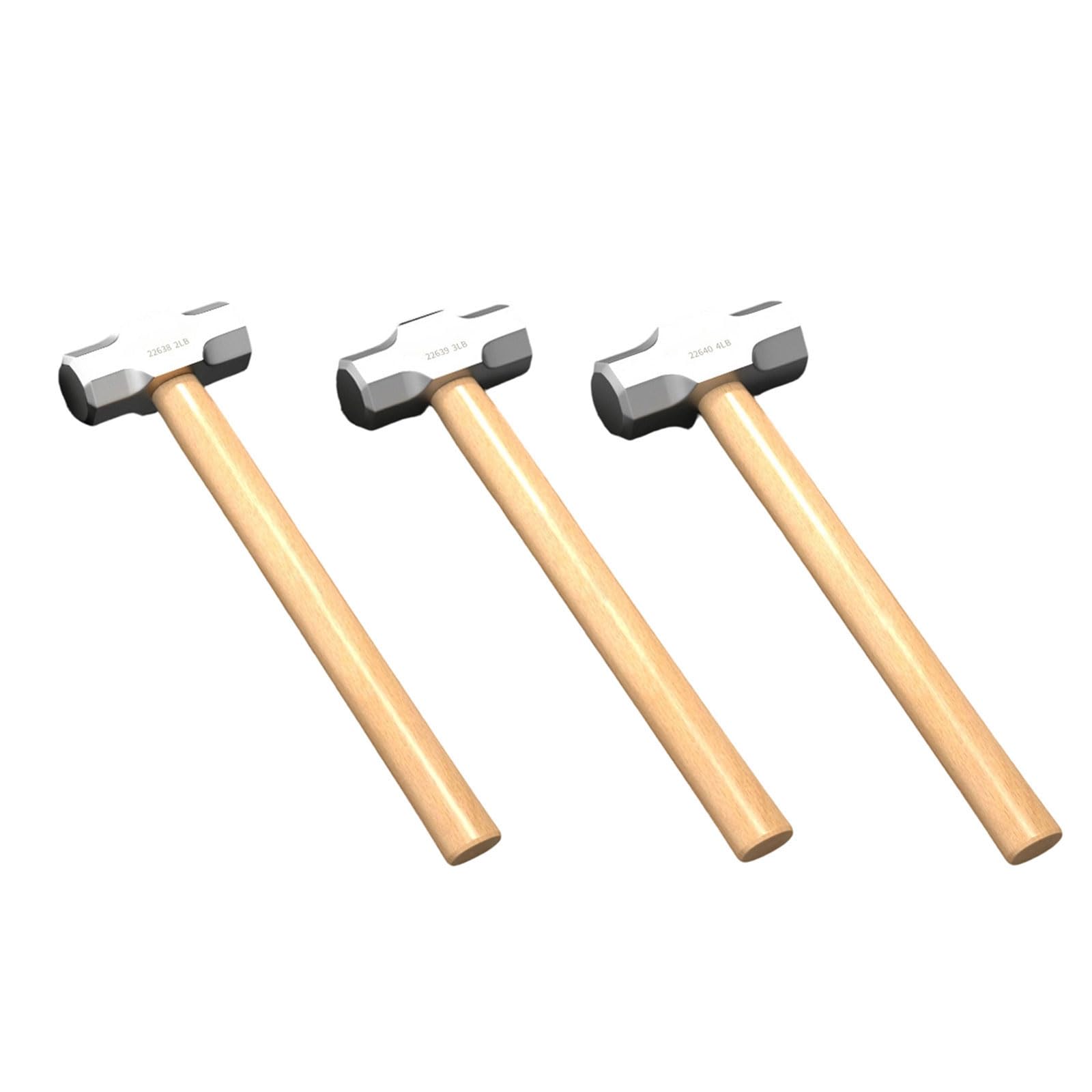 Martillo profesional octogonal de 2 libras, 3 libras, 4 libras, perfecto para albañilería y eliminación de paredes de hormigón, martillo resistente a los golpes