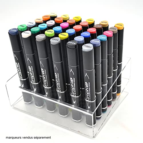 Rangement feutre GRAPH'IT 36 emplacements acrylique - 2