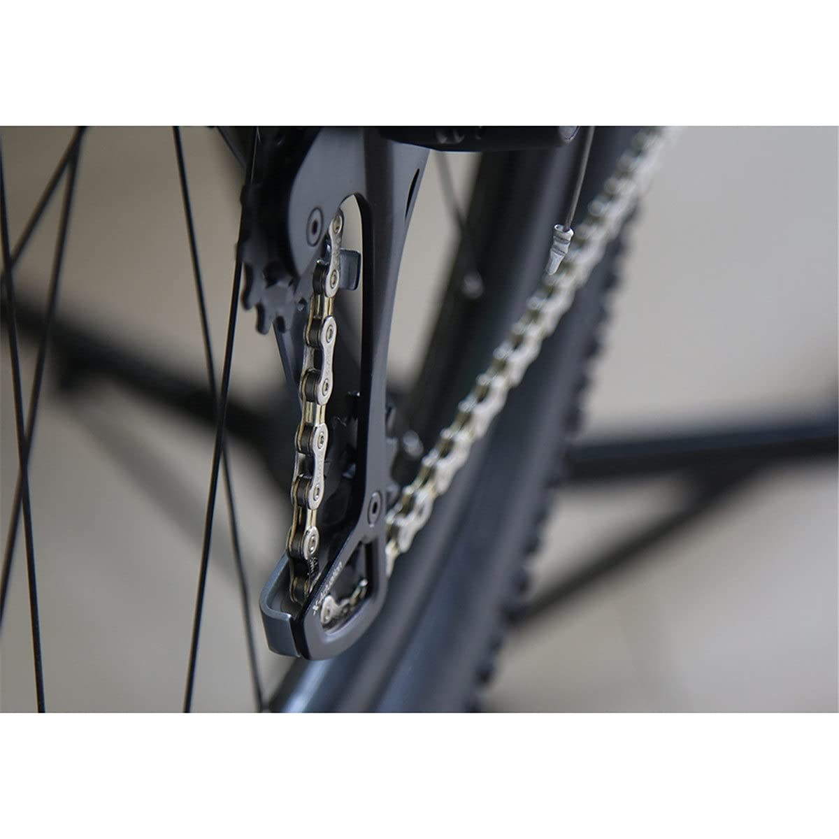 BATLAM Fahrradkette 8/9-fach Fahrradkette Hochfeste Legierung Mountain Road Bike Schaltkette Zubehör MTB BMX Fahrrad (Color : Grey Gold, Size : 9S) (Gray Gold 8S)