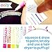 Ooly Magic Puffy Pens, 6 Neon Color Pens with 3D Ink, Create 3D Art by Adding Heat