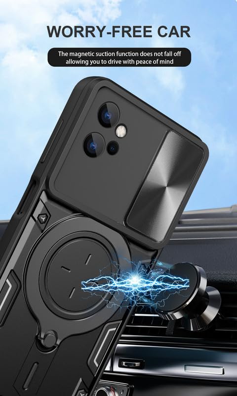 Per Motorola Moto G32 Custodia Anello Supporto Antiurto Cover Cellulare