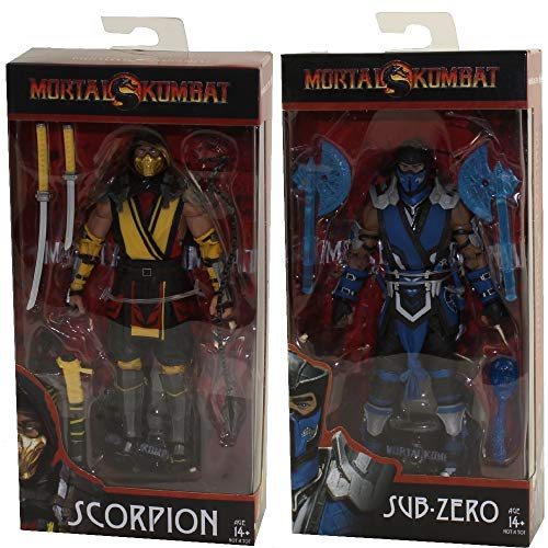 McFarlane Toys Mortal Kombat XI: Scorpion and Sub-Zero 7 Inch Action Figure Set