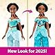 Mattel Disney Prinzessin-Spielzeug, bewegliche Jasmin-Modepuppe mit glitzernder Kleidung und Accessoires, inspiriert vom Disney-Film, Geschenk für Kinder, HLW12