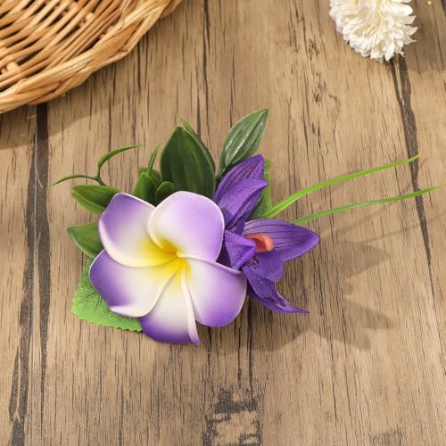 Set 3 Pinzas de Flores Hawaianas para Mujer miniatura 7