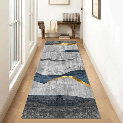 Tapis de couloir anti-glisse lavable 60x500 cm pour sol sécurisé