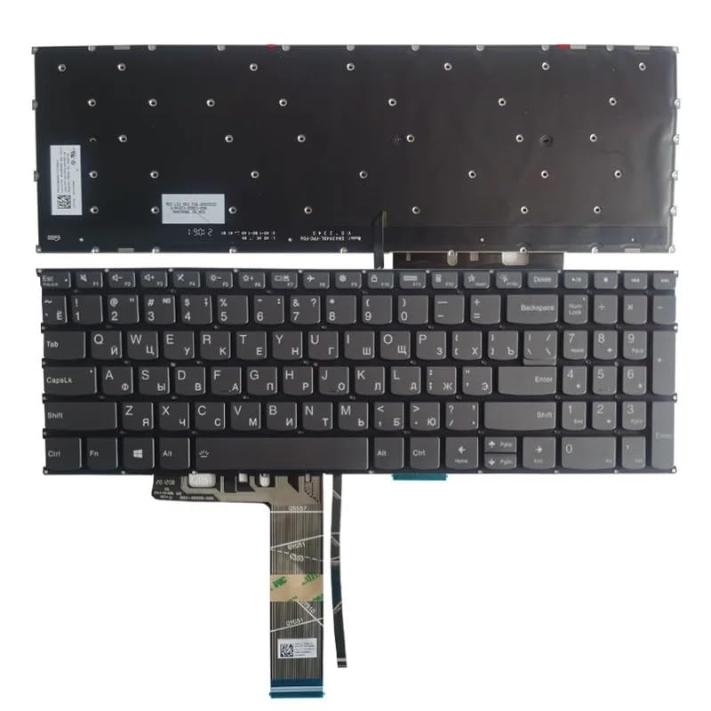 Clavier rétroéclairé Lenovo IdeaPad 3 15ADA6 frappe précise