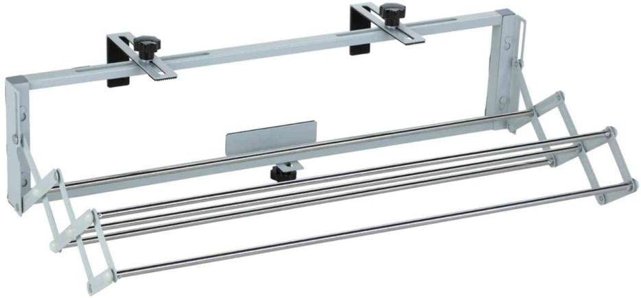 Xcentrik XCE0035 Indoor/Outdoor Compact 31 in. Retractable Clothes Drying Rack Wall Mount