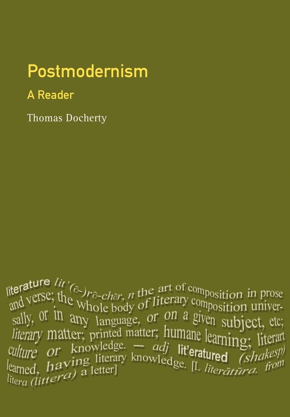 Postmodernism: A Reader,Thomas Docherty